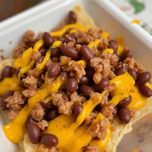 Kids Nachos - Ground Beef
