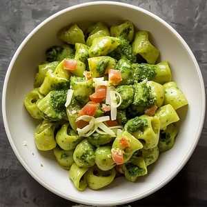 Creamy Pesto Cavatelli Pasta