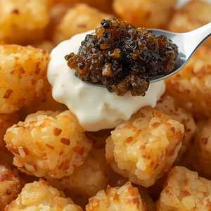 CAVIAR CRISPY RICE (2PCS)