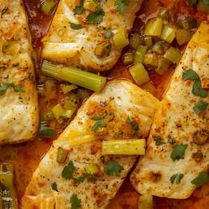 Green Peppercorn Hot Sauce Fish