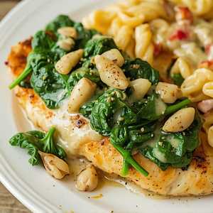 Breast of Chicken Florentine