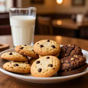 Gramercy Tavern Cookie Plate with Milk