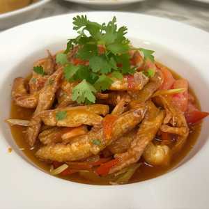 Som Tum Laos Style With Crab