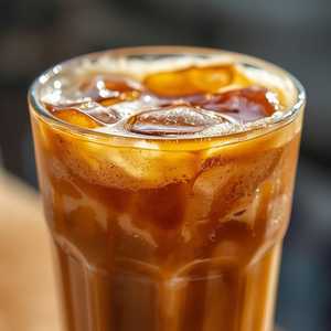 Caramel Vanilla Iced Latte