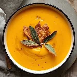 Roasted Butternut Squash Soup, V GF