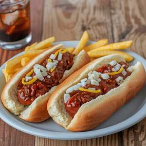 2 Coney Islands Fries & Soft Drink