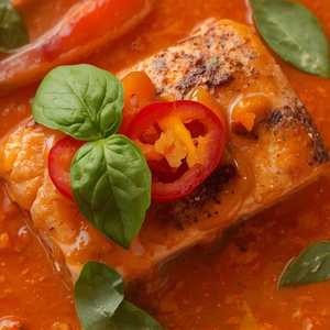 SALMON PANANG CURRY