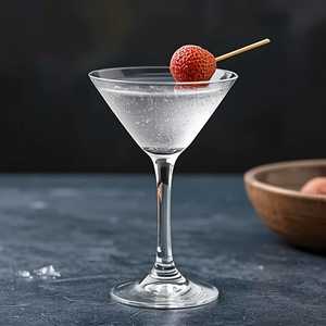 Clarified Lychee Martini
