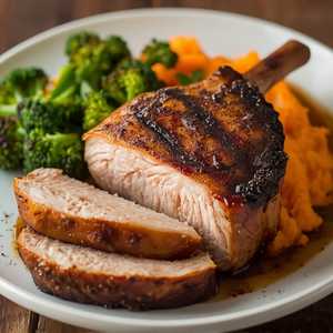 Espresso Rubbed Pork Chop