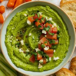 GREEN GARBANZO HUMMUS