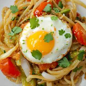 Pad Woon Sen With Shrimp
