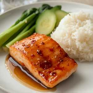 Pan Roasted Soy-Glazed Salmon