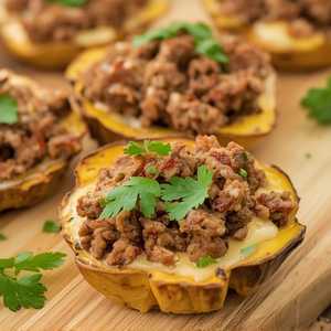 TOSTONES RELLENOS DE PICADILLO