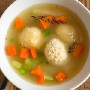 Vegetarian Matzo Ball Soup