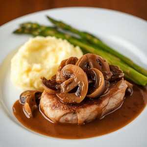 Veal Chop Al Porcini