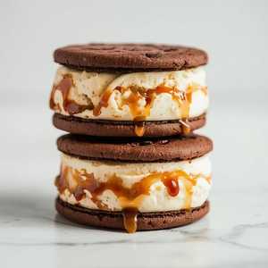Banana fluff ice cream sandwich