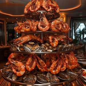 Grilled Seafood Tower