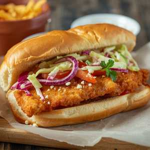 Gotti's Catfish Po'Boy