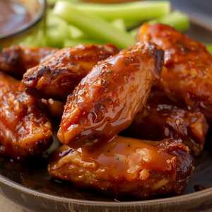 Maple Whiskey Wings