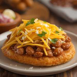 Bean & cheese frybread