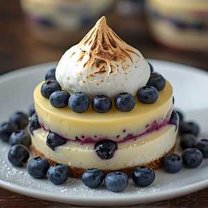 Sweet Corn & Blueberry Shortcake