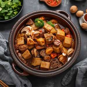 Eight-Treasure Tofu Casserole