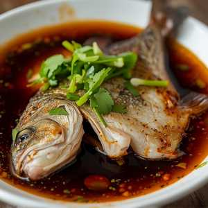 Penang Style Stripe Bass Steamed with Special Sauce