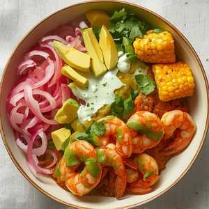 Spicy Shrimp Bowl