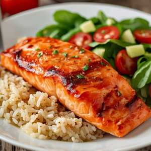 Broiled Filet of Salmon