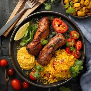 Lamb Adana Platter