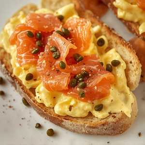 SMOKED SALMON SCRAMBLED