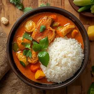 Red Thai Curry With Chicken