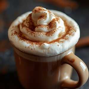 Hot Stuffed French Toast Latte