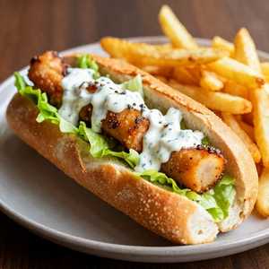 Grouper Fingers Po Boy