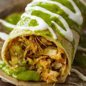 Roasted Chicken Burrito