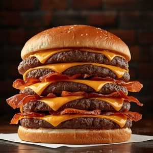 Triple Juicy Burger