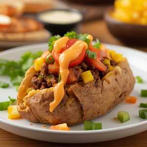 The Mack Cheeseburger Potato