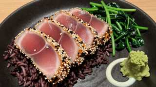 Black Pepper And Sesame Crusted Tuna