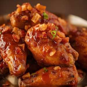 Maple Bourbon BBQ Wings