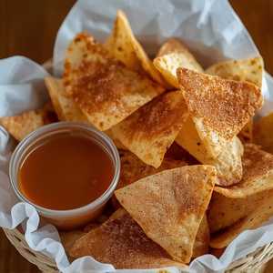 Cinnamon Sugar Flour Chips