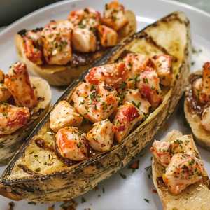 King Crab & Bone Marrow, Truffle & Toast
