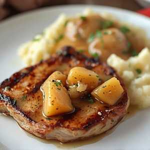 10 Oz Grilled Pork Chop Lunch