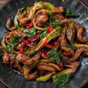Pork Intestine w/Preserved Veggies
