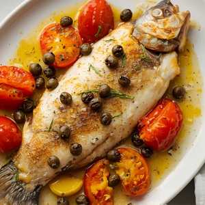 Pan Seared Bronzino