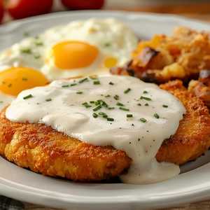 Country Fried Steak & Eggs