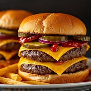 2 Cheeseburgers Meal