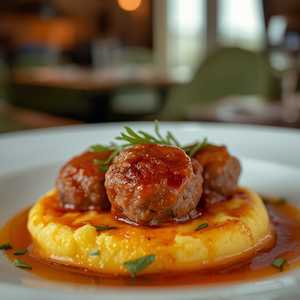 Meatballs & Polenta