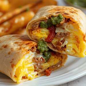 Chorizo Breakfast Burrito