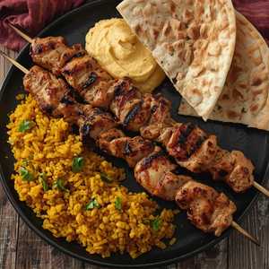 Chicken Kabob Plate