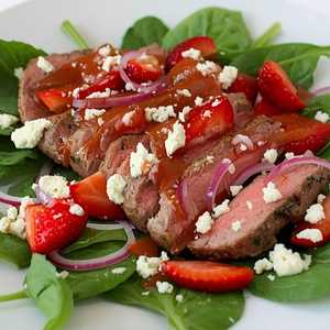 Steak & Spinach Salad